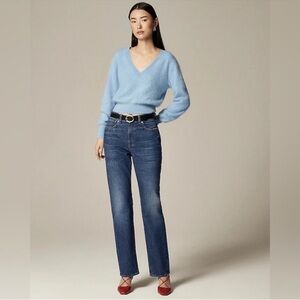 J. Crew Women’s Slim Straight Jeans Size 27 Blue High Rise